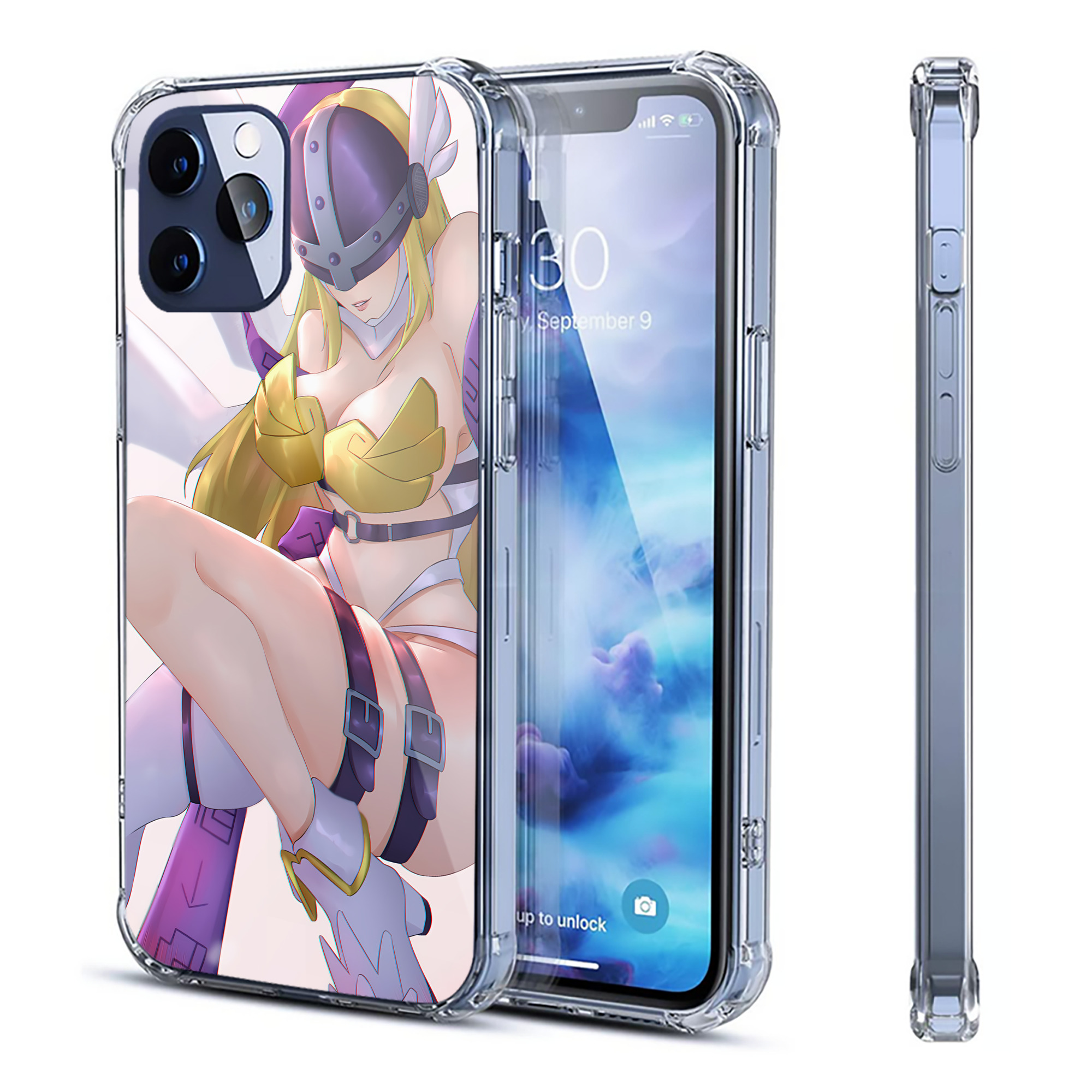 （画像用） Digimon デジタルモンスター/デジモン 【iPhone 12シリーズ対応】透明スマホケース（クリアソフトケース）
